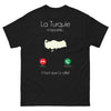 T-shirt Turquie noir - La Turquie m'appelle, il faut que j'y aille