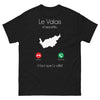 T-shirt Valais noir - Le Valais m'appelle, il faut que j'y aille