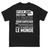 T-shirt Provence noir - Et le 8e jour, Dieu créa le pastis