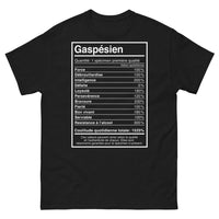 Thumbnail for T-shirt Gaspésien noir - Fiers habitants de la pointe