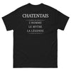 T-shirt Charente noir - L'homme, le mythe, la légende