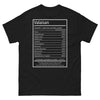 T-shirt Valaisan noir - Fierté et humour valaisan