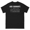 T-shirt Aide-Soignant(e) noir - Patience, Charisme et Perfection