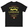 T-shirt Landaise noir - Je ne suis pas parfaite mais je suis landaise