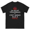 T-shirt Toulon noir - Ça se dit Toulonnais et c'est jamais allé à Mayol
