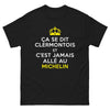 T-shirt Clermont-Ferrand noir - Jamais allé au Michelin