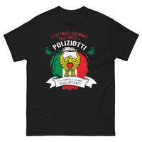 Thumbnail for T-Shirt Italia Nero - L'ottavo giorno Dio creò poliziotti