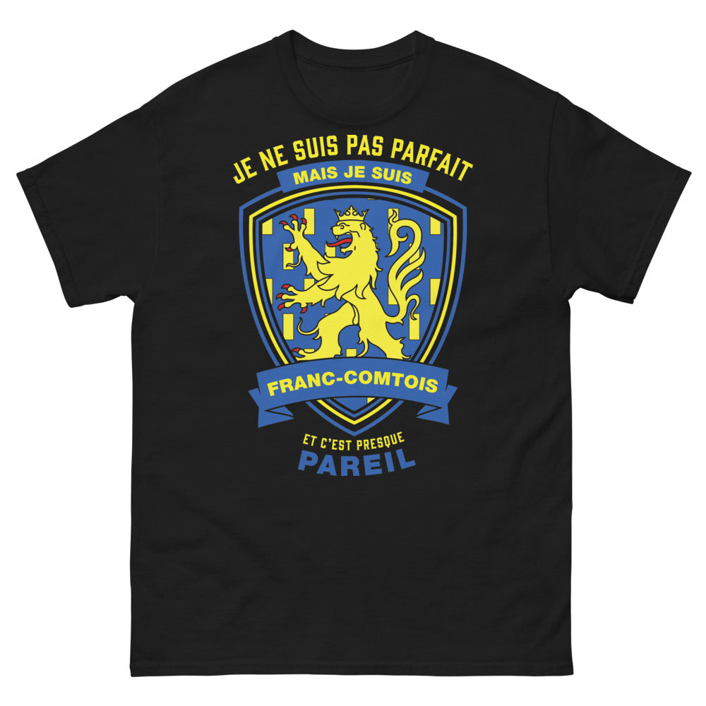 T-shirt Franc-Comtois noir - presque parfait et plein de caractère
