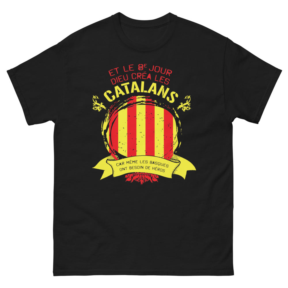T-shirt Catalans noir - Héros des Temps Modernes