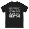 T-shirt Bretagne noir - Tout le monde n’a pas la chance d’être Breton
