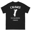 T-shirt Alsace noir - L'Alsace, là où mon histoire commence