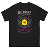 T-shirt Wallonne noir - Cœur sur la main, grande gueule