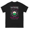 T-shirt Vaudoise noir - Esprit guerrier et humour