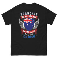 Thumbnail for T-shirt Australien noir - Français de Naissance, Australien par la Grâce de Dieu