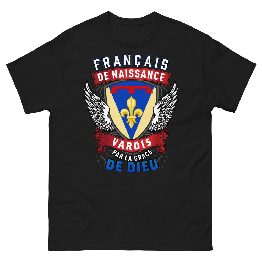 T-shirt Provence noir - Fierté de naissance Varois