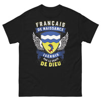 Thumbnail for T-shirt Isérois noir - Français de Naissance par la Grâce de Dieu