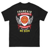 T-shirt Hérault noir - Français de naissance, Héraultais