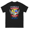 T-shirt Drôme noir - Français de Naissance, Drômois par la Grâce de Dieu
