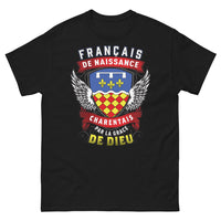 Thumbnail for T-shirt Charente noir - Français de Naissance, Charentais par la Grâce de Dieu