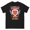 T-shirt Audois noir - Fierté et humour d'Occitanie