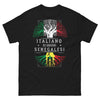T-shirt Sénégal marine - omaggio all'Italia e al Senegal