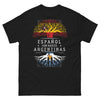 T-shirt Argentine noir - Espagnol avec racines argentines
