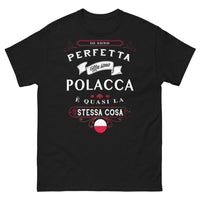 Thumbnail for Maglietta Polonia nera - Sapevi che essere perfetti è un'arte