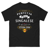 Thumbnail for T-Shirt Singhalese nero - Perfetta ma Singhalese
