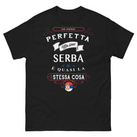 Thumbnail for T-Shirt Serbo-Croata nera - Orgoglio Perfetto