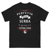 T-Shirt Serbo-Croata nera - Orgoglio Perfetto