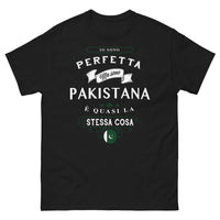 Thumbnail for T-shirt Pakistan noir - Sono perfetta ma sono pakistana
