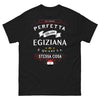 T-Shirt Egitto nera - Sono perfetta ma egiziana