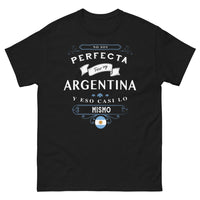 Thumbnail for T-shirt Argentine noir - No soy perfecta, soy Argentina