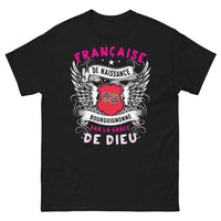 Thumbnail for T-shirt Bourgogne noir - Française de naissance bourguignonne