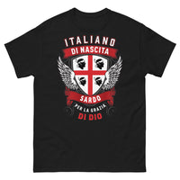 Thumbnail for T-shirt Sardaigne bleu marine - Italiano di Nascita, Sardo per Grazia di Dio