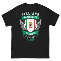 Thumbnail for T-Shirt Puglia blu scuro - Italiano di Nascita, Pugliese per Grazia di Dio