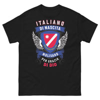 Thumbnail for T-shirt Molise Italie noir - Molisano per grazia di Dio