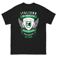 Thumbnail for T-Shirt Marchigiano nero - Italiano di Nascita, Marchigiano per Grazia di Dio