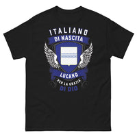 Thumbnail for T-shirt Lucano Basilicata nero - Italiano di nascita, Lucano per la grazia di Dio
