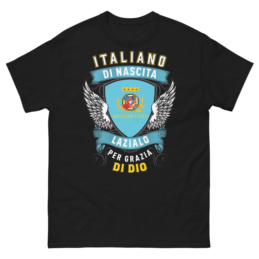 Maglietta Laziale blu scuro - Laziale per Grazia di Dio