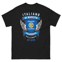 Thumbnail for T-Shirt Calabria nera - Italiano di Nascita Calabrese