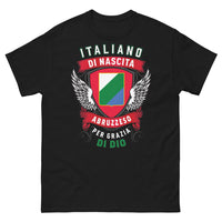 Thumbnail for T-shirt Abruzzese noir - per Grazia di Dio (design scuro)