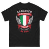 T-shirt Canada Italie noir - Canadien de naissance, Italien par la grâce de Dieu