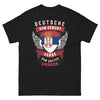 T-shirt Allemagne Serbie noir - Deutsche von Geburt, Serbe von Gottes Gnaden