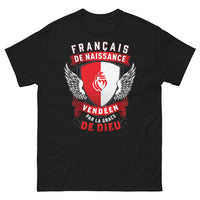 Thumbnail for T-shirt Vendée noir - Né vendéen par la grâce de Dieu