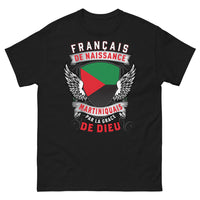 Thumbnail for T-shirt Martinique noir - Français de naissance, martiniquais par la grâce de Dieu