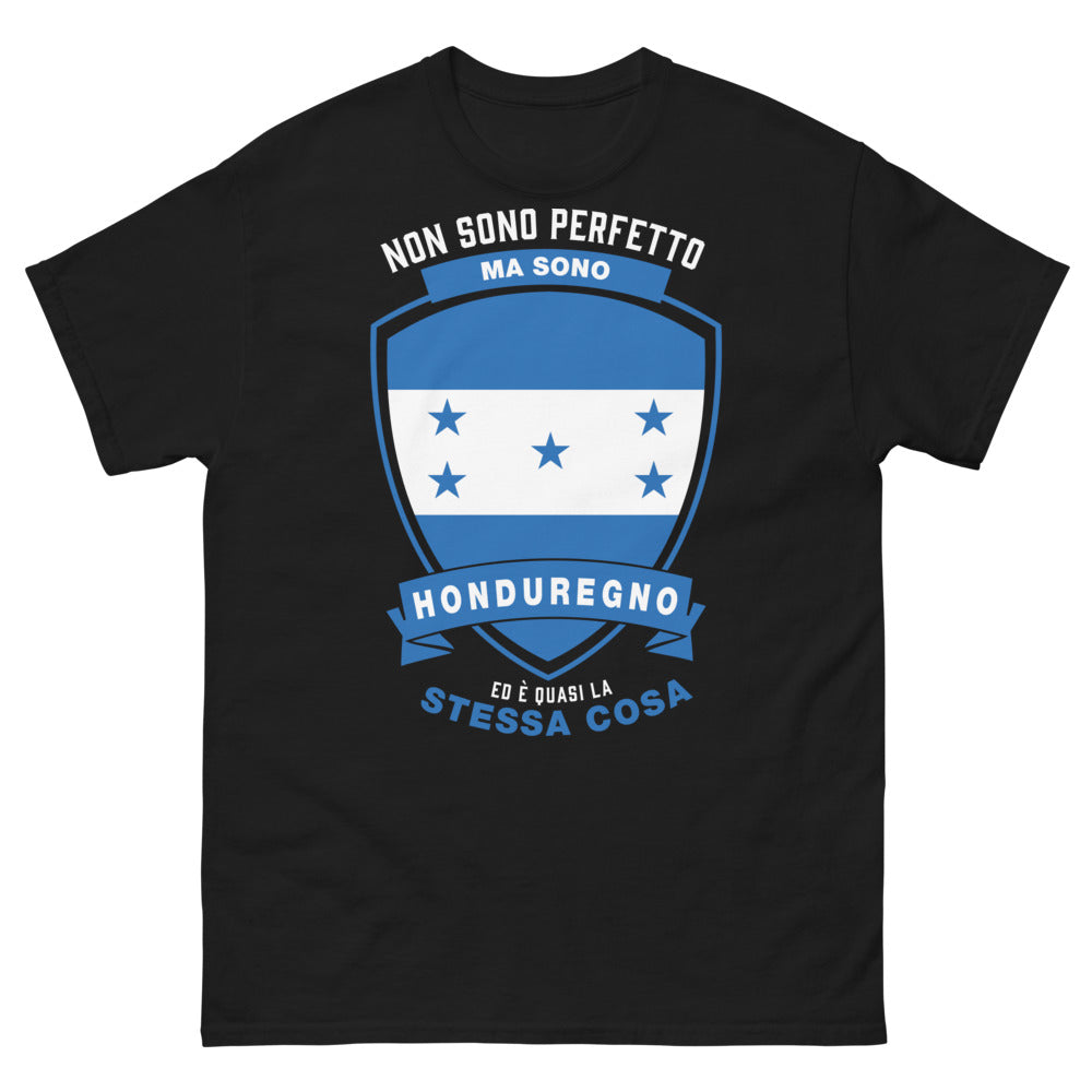 T-shirt Honduras bleu marine - Non sono perfetto honduregno