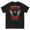 T-shirt France noir - Français de Naissance, Soldat par la Grâce de Dieu