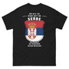 T-shirt Serbie noir - Helden braucht
