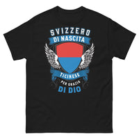 Thumbnail for T-shirt Tessin bleu marine - Svizzero di nascita, ticinese